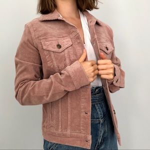 Dusty rose corduroy jacket